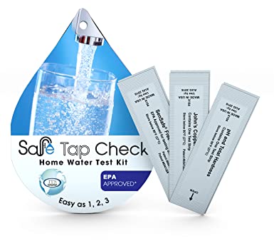 safe tap check home water test kit
