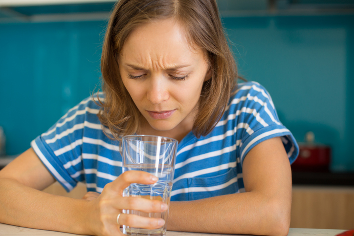 woman concerned about legionella